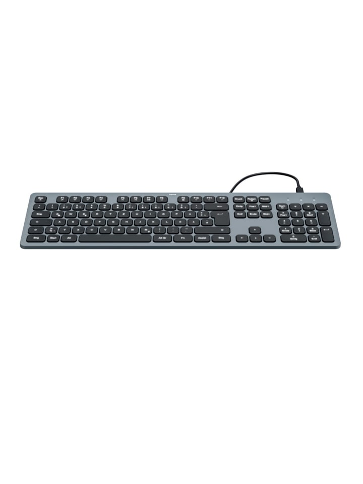 USB-Tastatur CK-400, kabelgebunden, Schwarz, QWERTZ