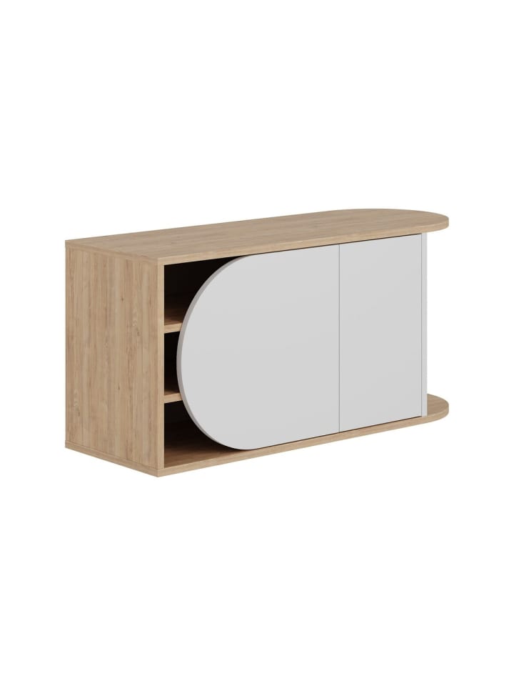 Schuhschrank NOVA in Weiß - (W)104  x (H)50  x (L)37 cm