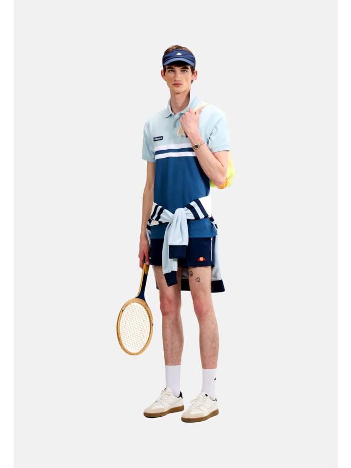 Poloshirt 'Muccia' in blau