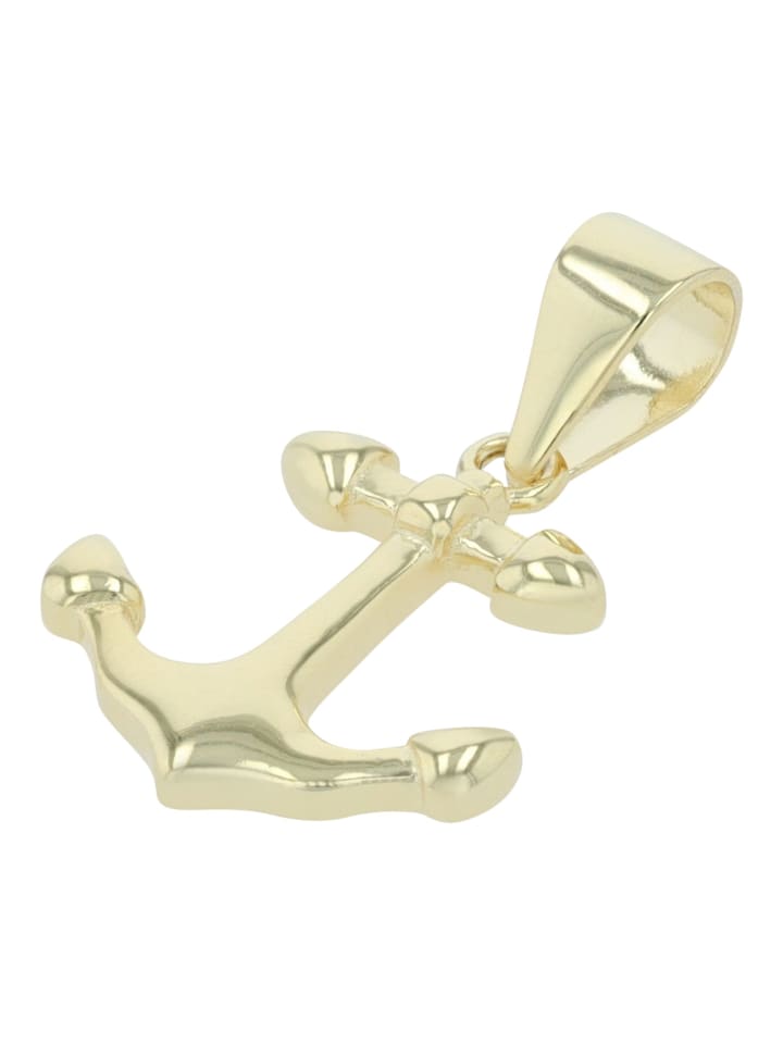 Damen Anhänger aus 925 Silber in gold