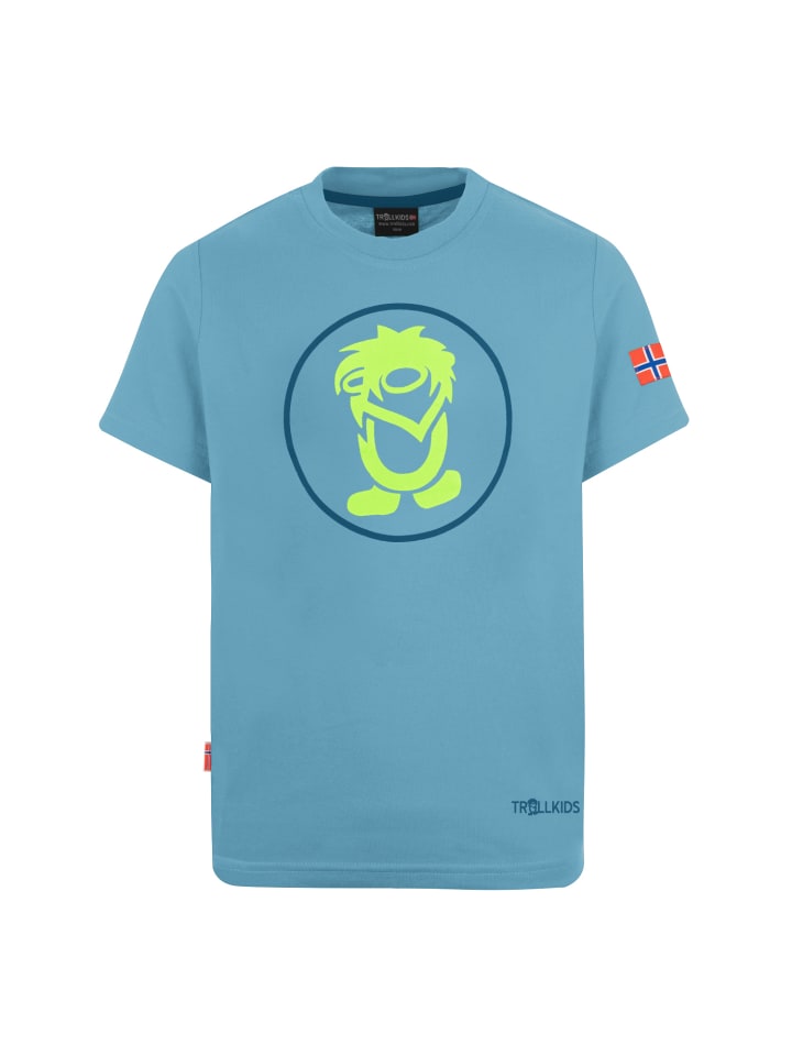 Funktionsshirt Troll in dolphin blue