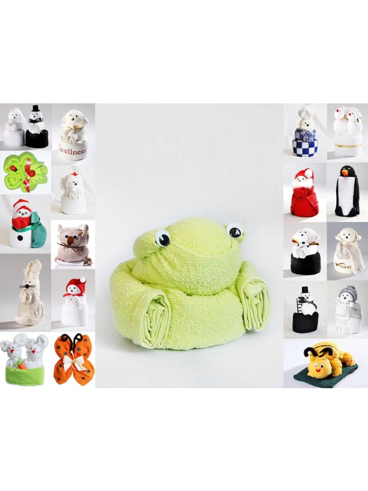 Frottier Geschenk Set Handarbeit Origami Frosch