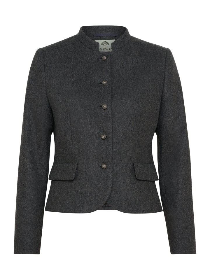 Lodenjacke mit Stehkragen