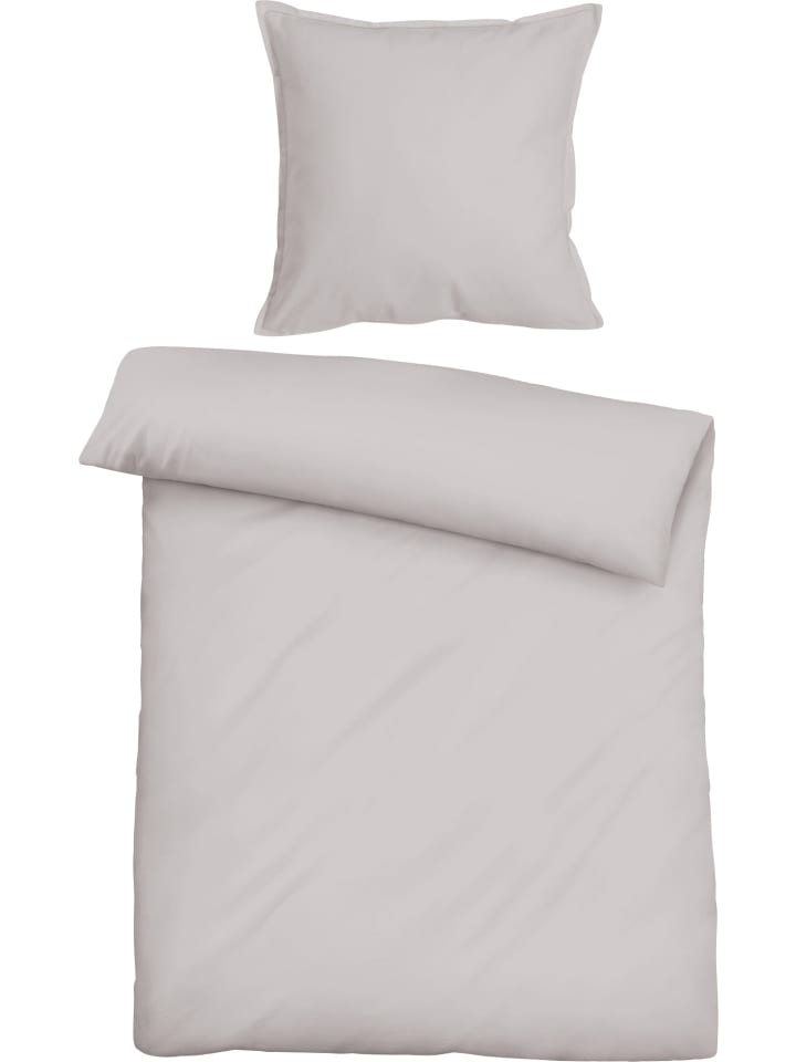 Edel-Perkal Bettwäsche in taupe