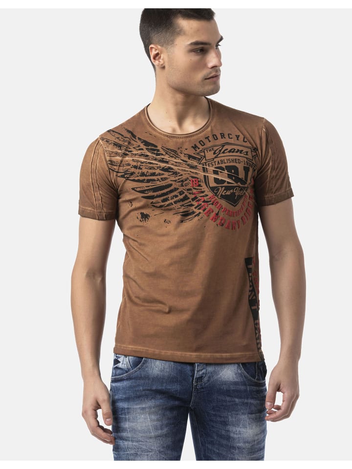 T-Shirt CT809 in MUSTARD