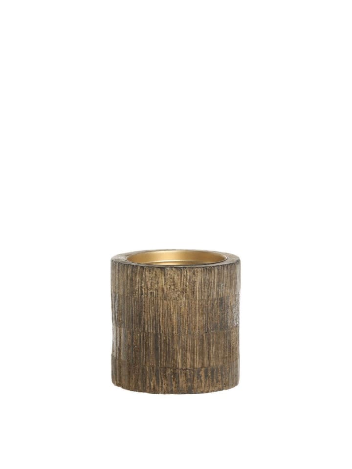 Kerzenständer für Stumpenkerze aus Mangoholz in natur