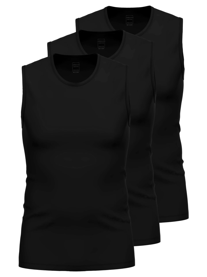 Unterhemd / Tanktop Close to you in Schwarz