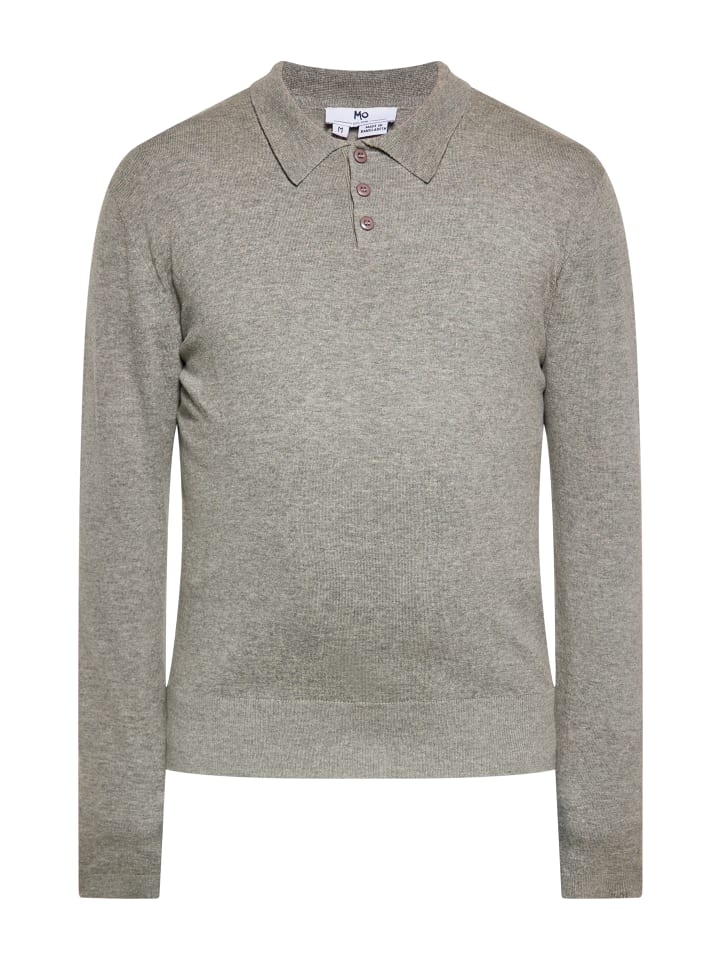 Herren Strickjacke in GRAU MELANGE
