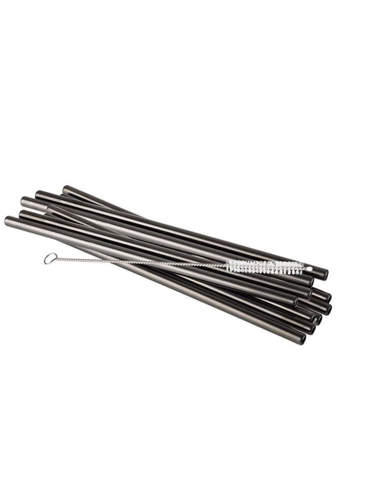Trinkhalme 11 tlg. Set in Schwarz Ø 8 mm, Länge: 21,5 cm 