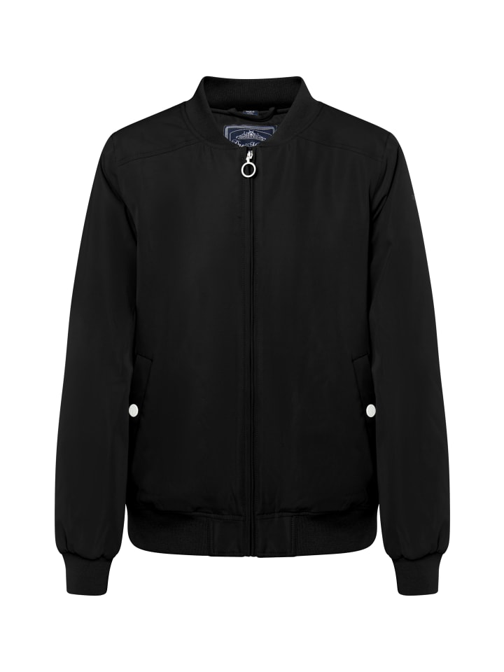Damen Wattierte Blousonjacke in Schwarz