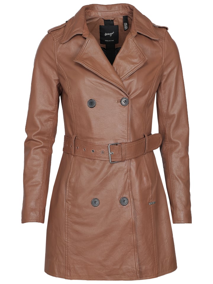 Mantel Culima in cognac