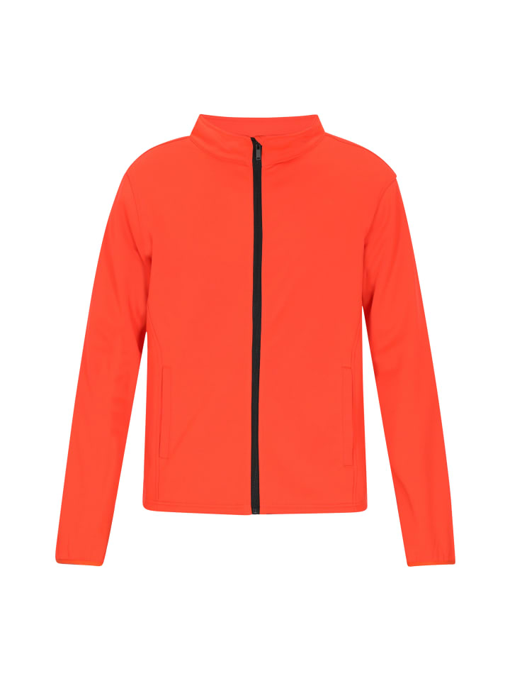 Men Jacket in Orange Schwarz