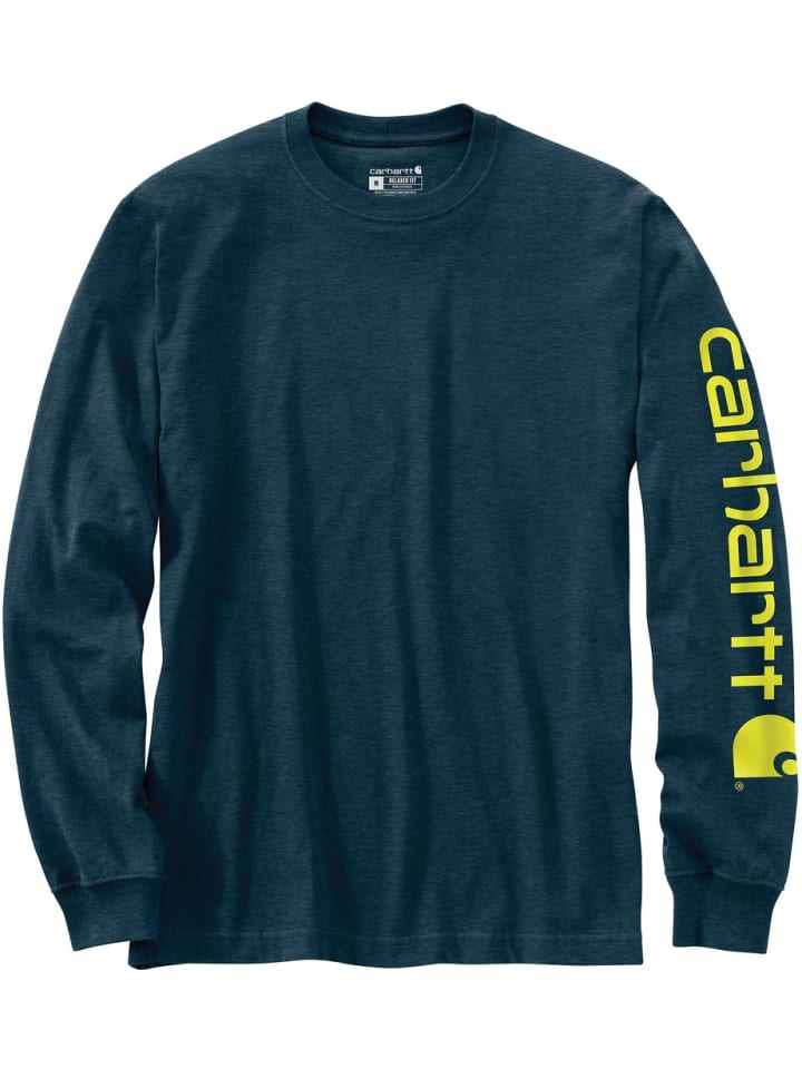 Longsleeve "Logo L/S EK231" in Blau