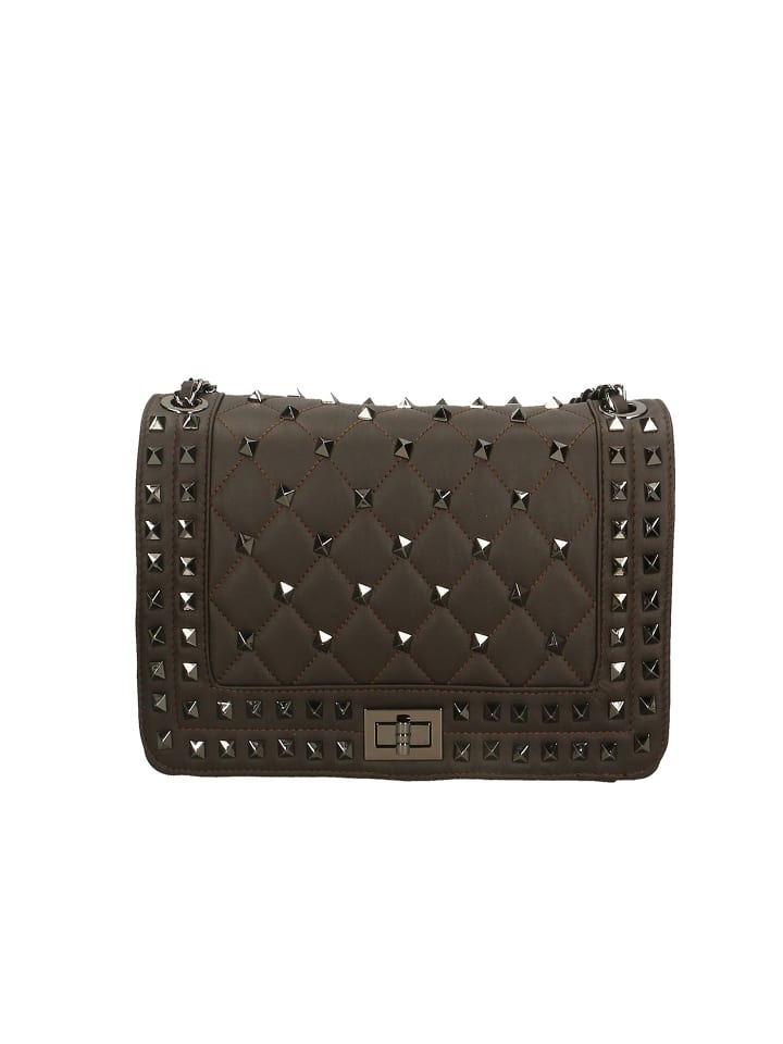 Schultertasche in S23 DARK BROWN