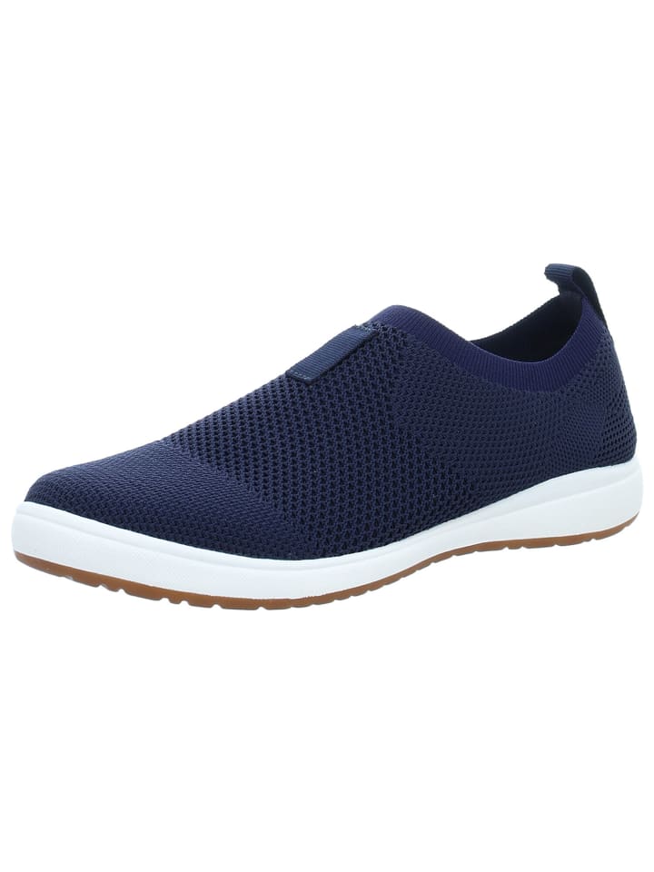 Slipper in indigo