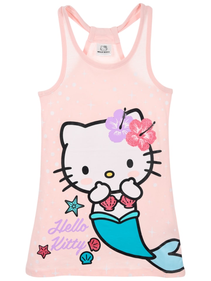 Sommerkleid Hello Ktty mit Glitzerdetails in Rosa