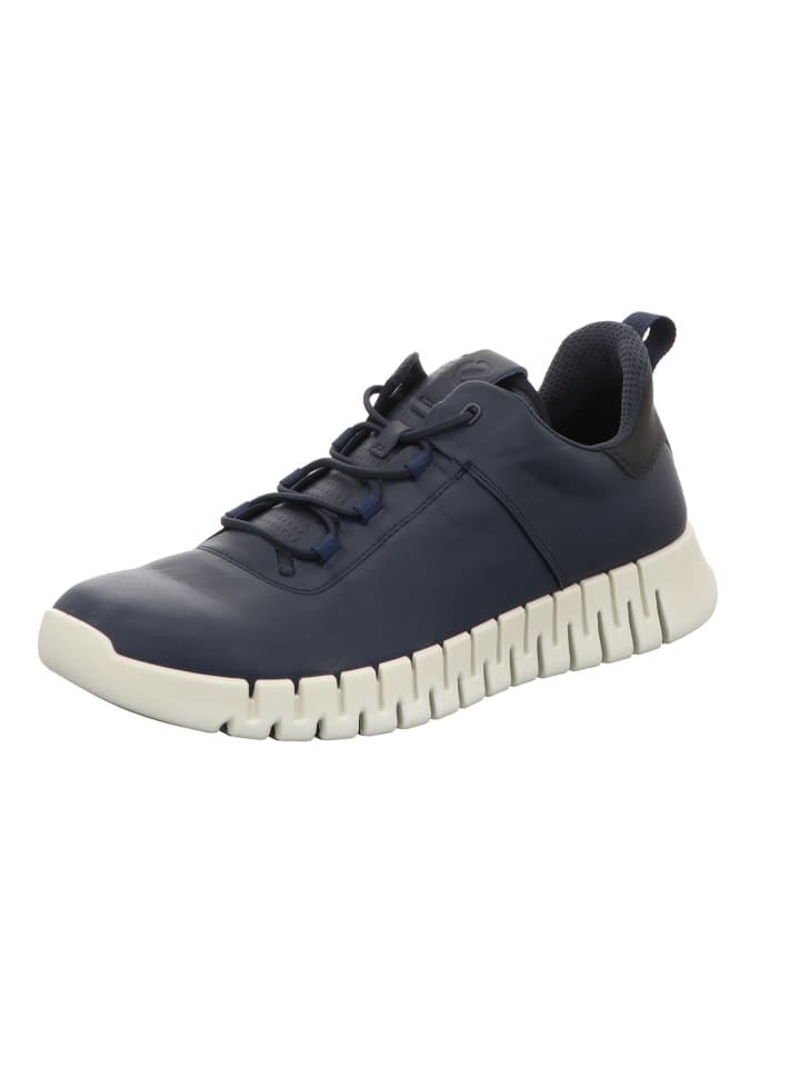 Schnürschuh in blau