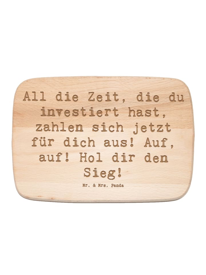 Schneidebrett Holz Spruch Sportliche Wettkämpfe... in Transparent