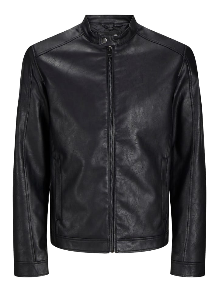 Kunstlederjacke in Black