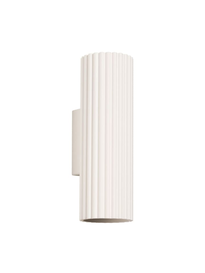 Wandlampe (B)6.5 x (H)20 cm in Creme