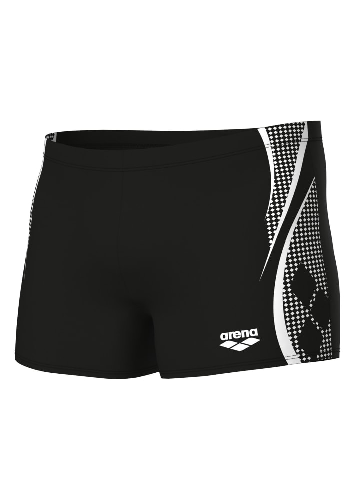 Graphic Shorts in schwarz