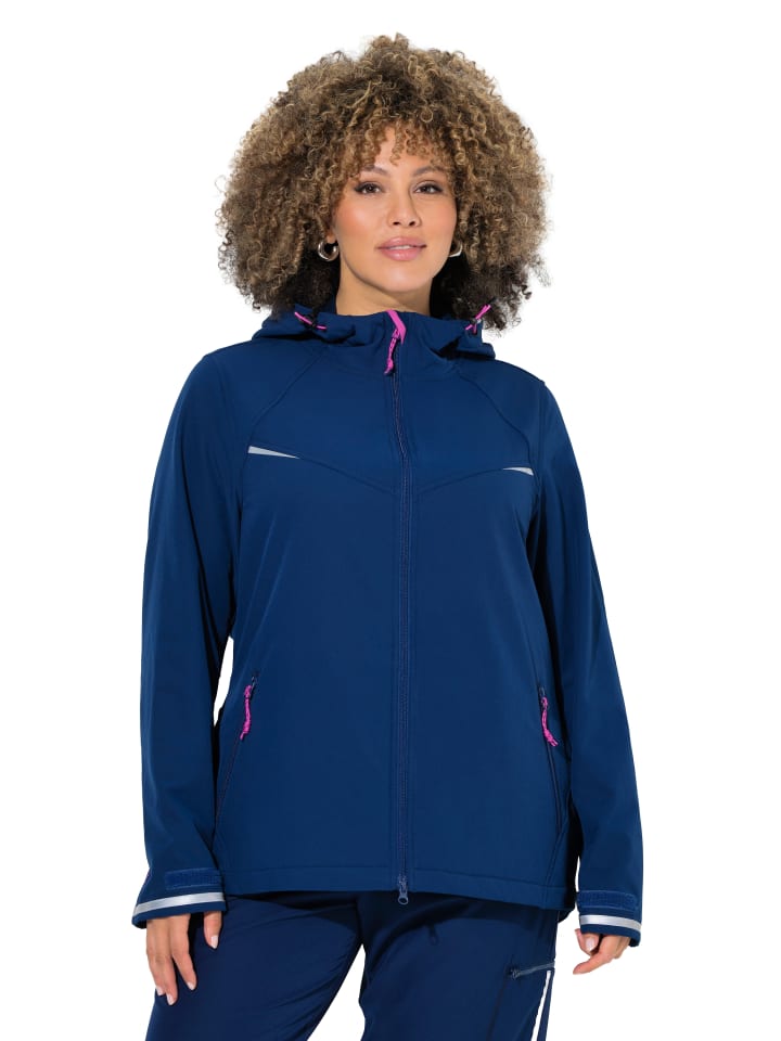 Softshelljacke in dunkelblau