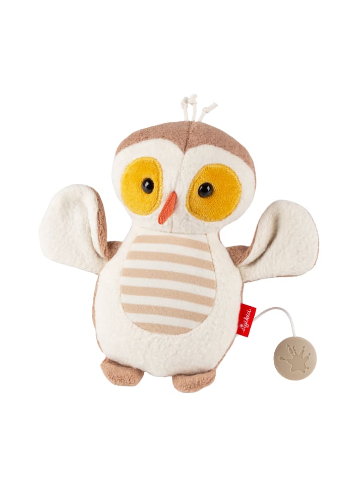 Spieluhr Eule Harry Potter Melodie in Ecru/Taupe