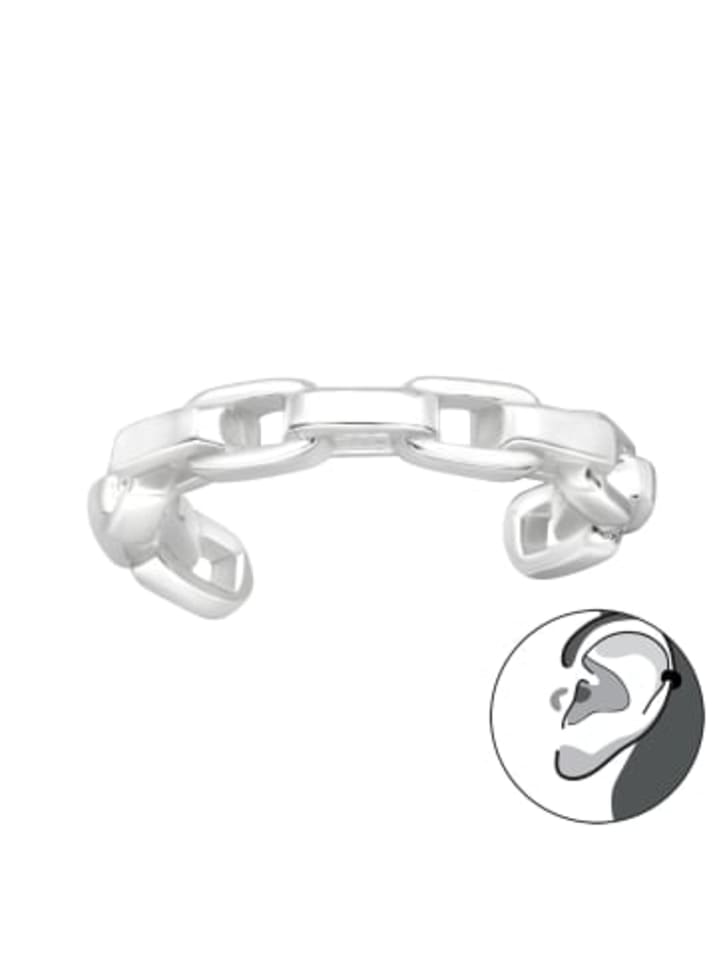 Ear Cuff KETTE in 925 Sterling Silber in silber