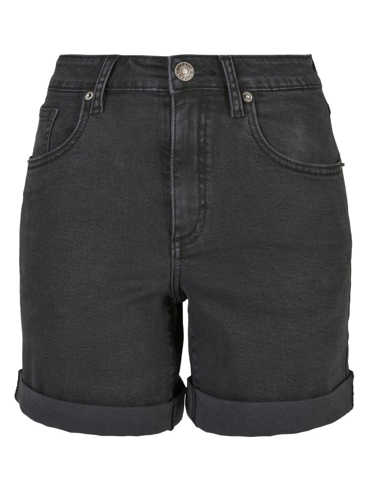 Jeans Shorts in black washed