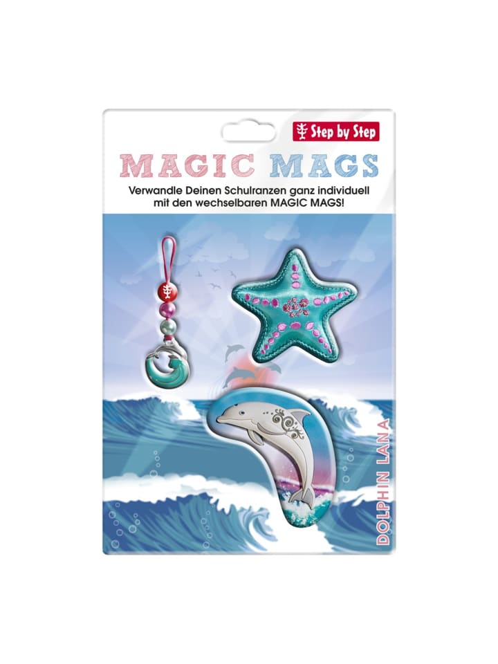 Ranzen-Zubehör-Set MAGIC MAGS in Dolphin Lana
