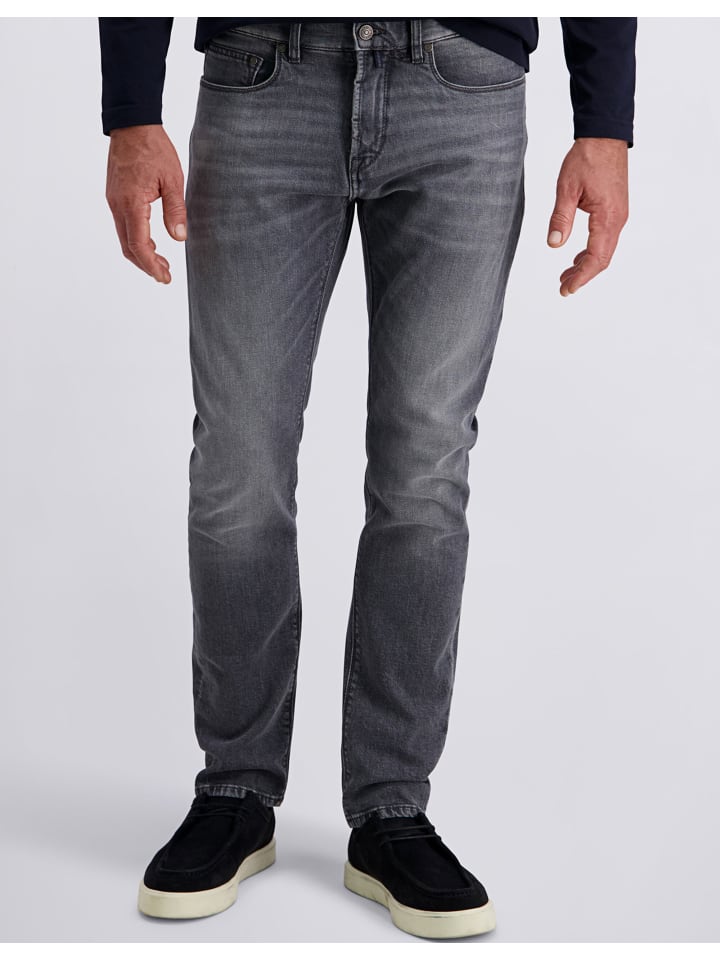 Jeans Lyon in light grey used whisker
