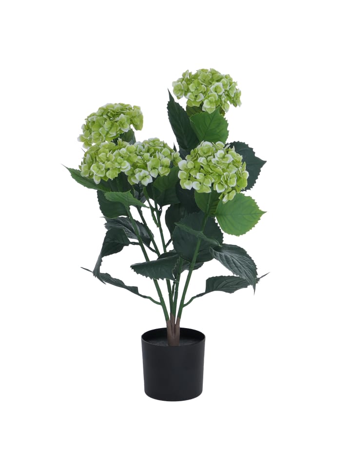 Künstliche Hortensie Q86, Grün