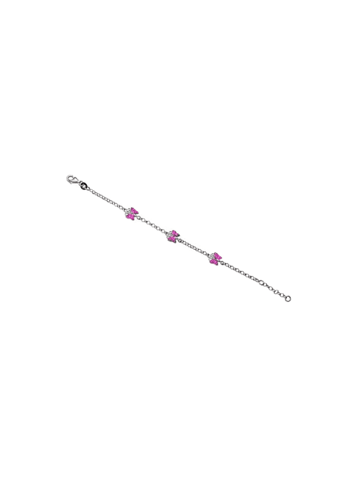 Schmetterling Armband 925 Sterling Silber ca. 16cm bis 14cm
