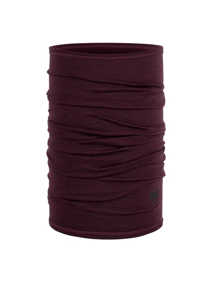 Merino Lightweight Multifunktionstuch in Weinrot