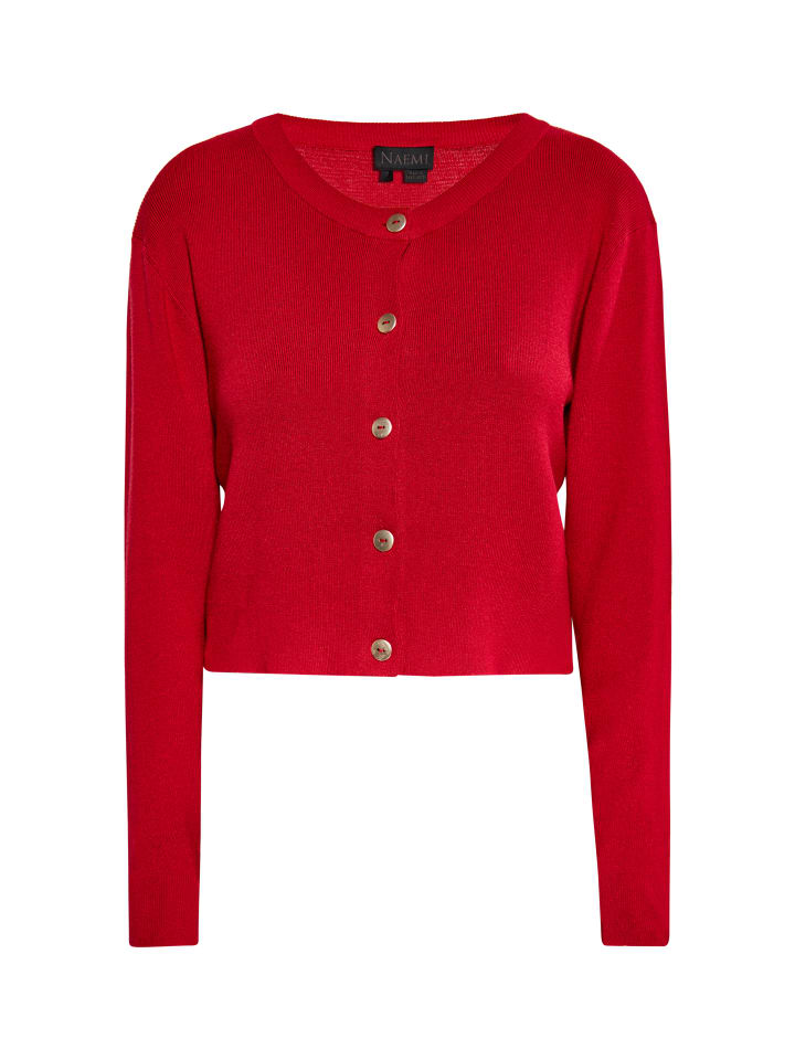 Women Cardigan in Rot