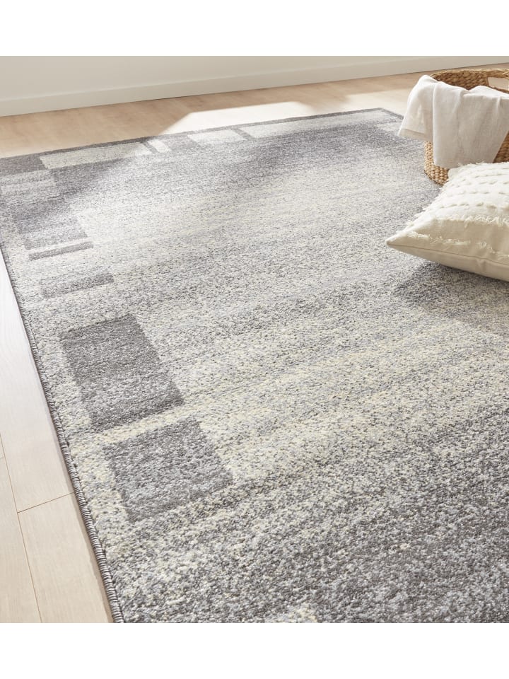 1 Teppich Daffi/YLVA 13056-190 grau 200/290 cm in grau