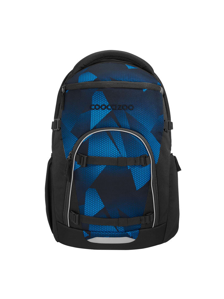 Schulrucksack BYTE "Electric Ice" in Schwarz/Blau