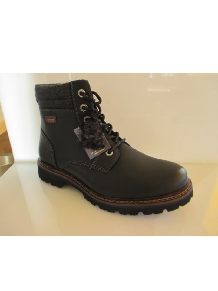 Schnürstiefel Adalrik in Schwarz