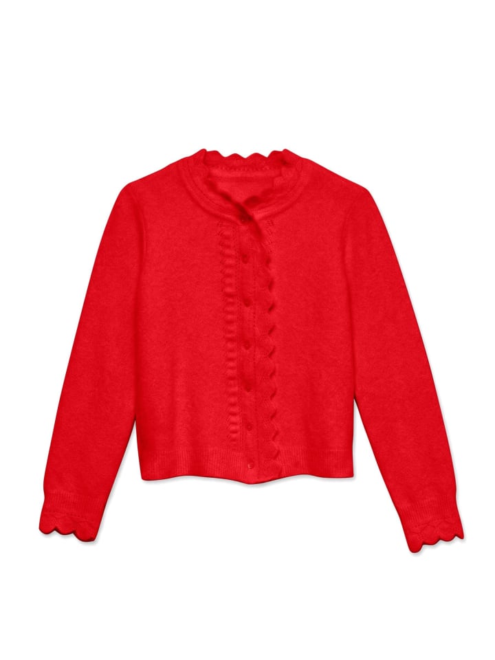 Strickjacke in High Risk Red