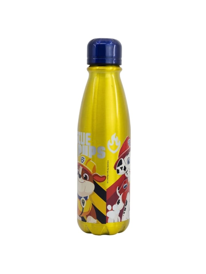 Trinkflasche Aluminium, 600ml, mit Sicherheitsverschluss
