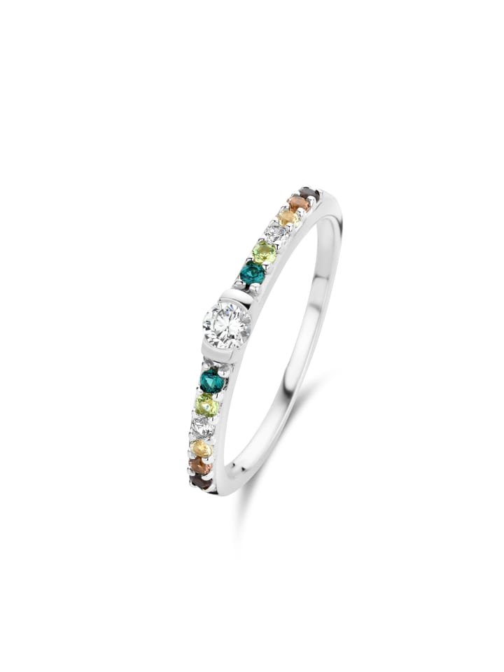 Silber-Ring Santa maria "del fiore" mit Zirkonia
