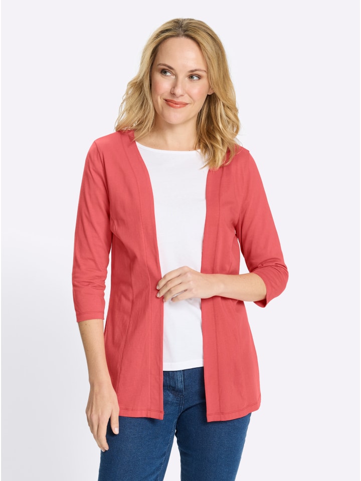 Shirtjacke in grapefruit