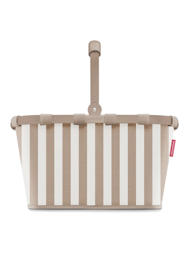 Carrybag Shopper Tasche 48 cm summerstripes coffee