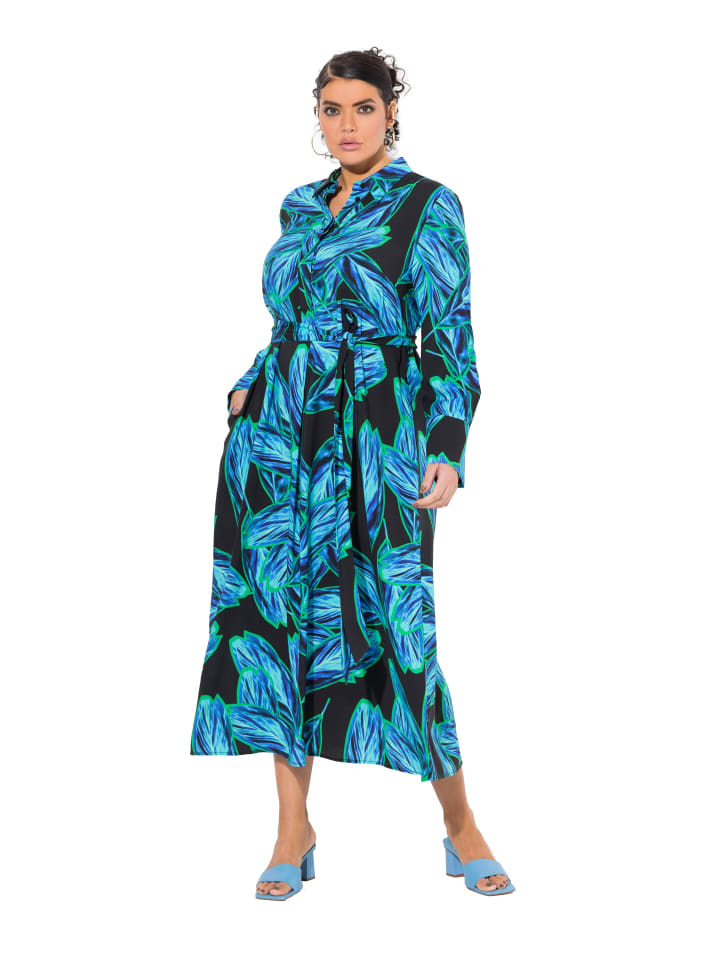 Midikleid in schwarz