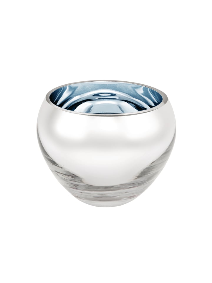 Teelichthalter Colore hellblau - (H) 9 cm