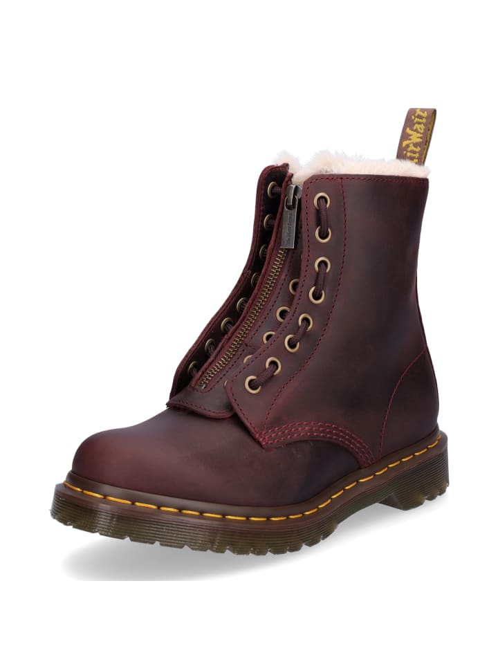 Boot 1460 Serena Zip in Rot