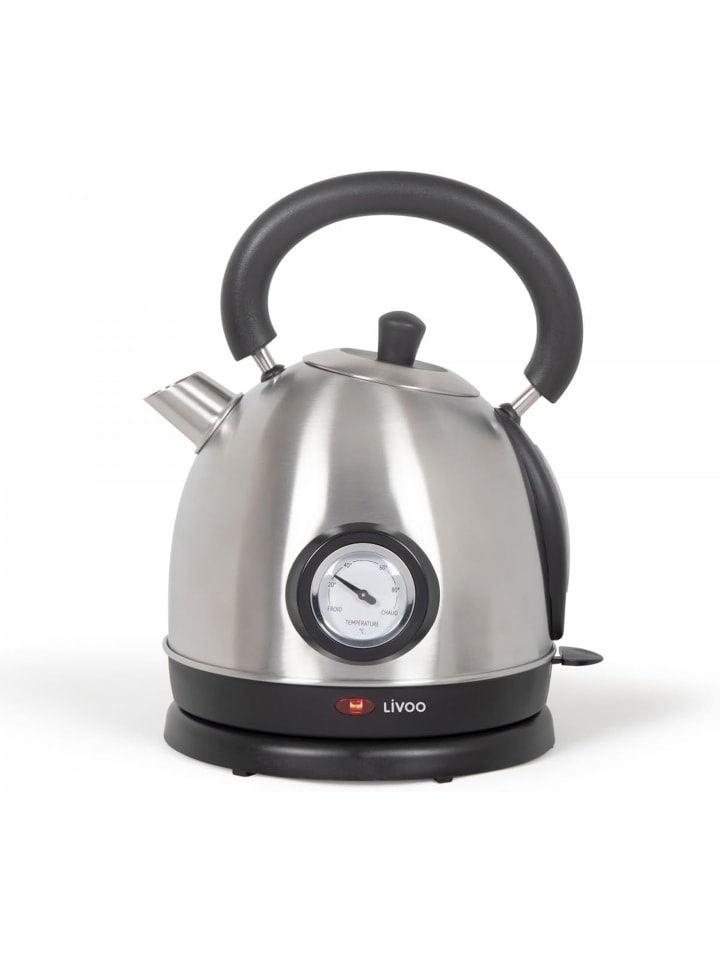 DOD157S Design Wasserkocher silber 1,8 Liter