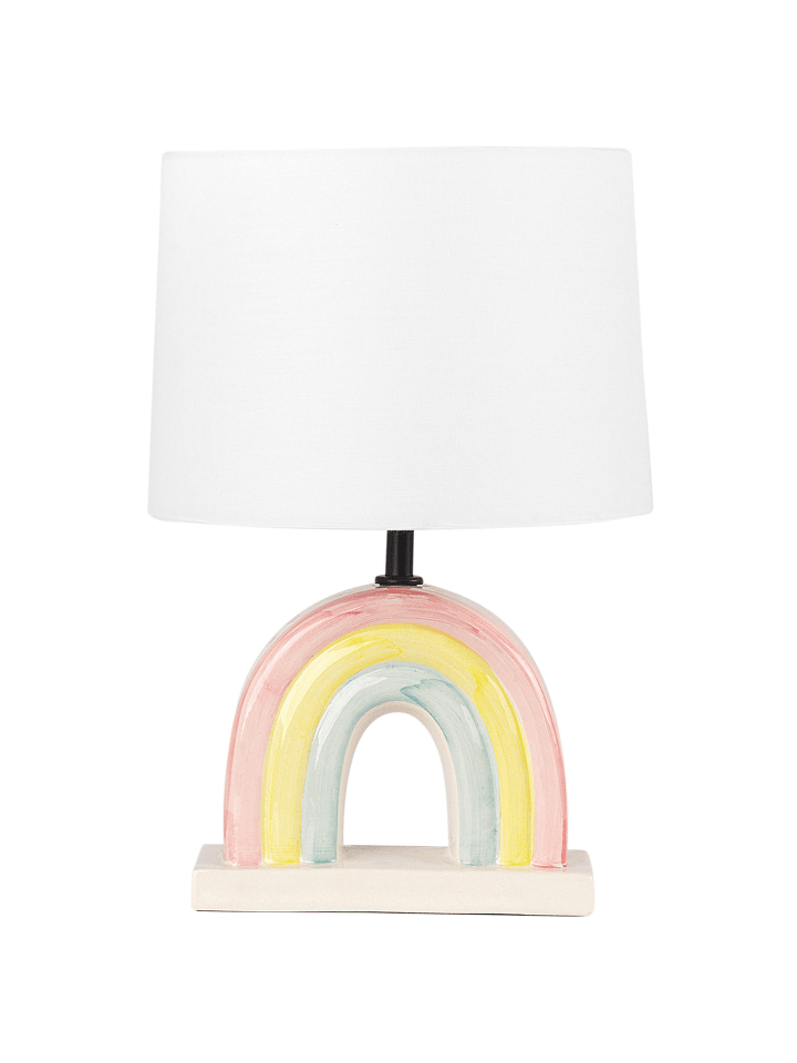 Tischleuchten TITNA in Bunt/Weiß - (W) 28 x (H) 42 x (L) 28 cm