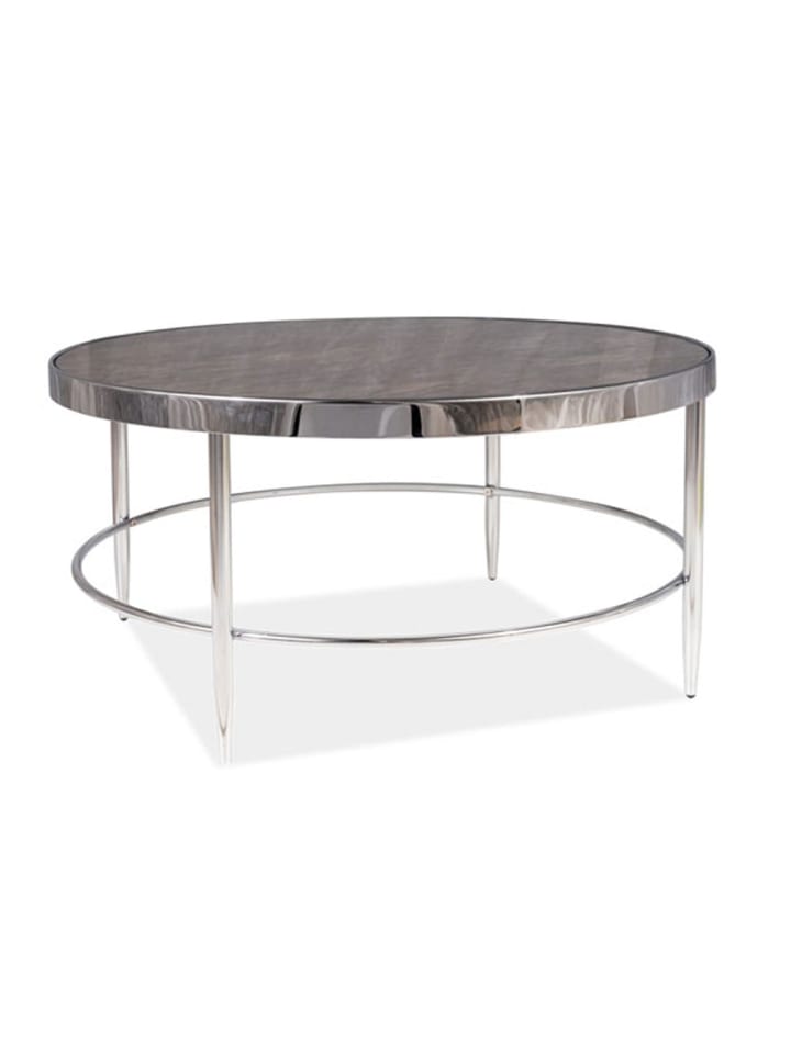 Couchtisch Aurora Marmor / Chrom 82 / 82 / 40cm