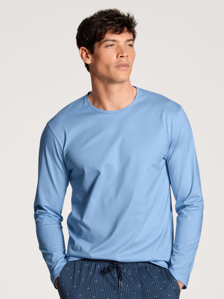 Shirt langarm in Placid blue